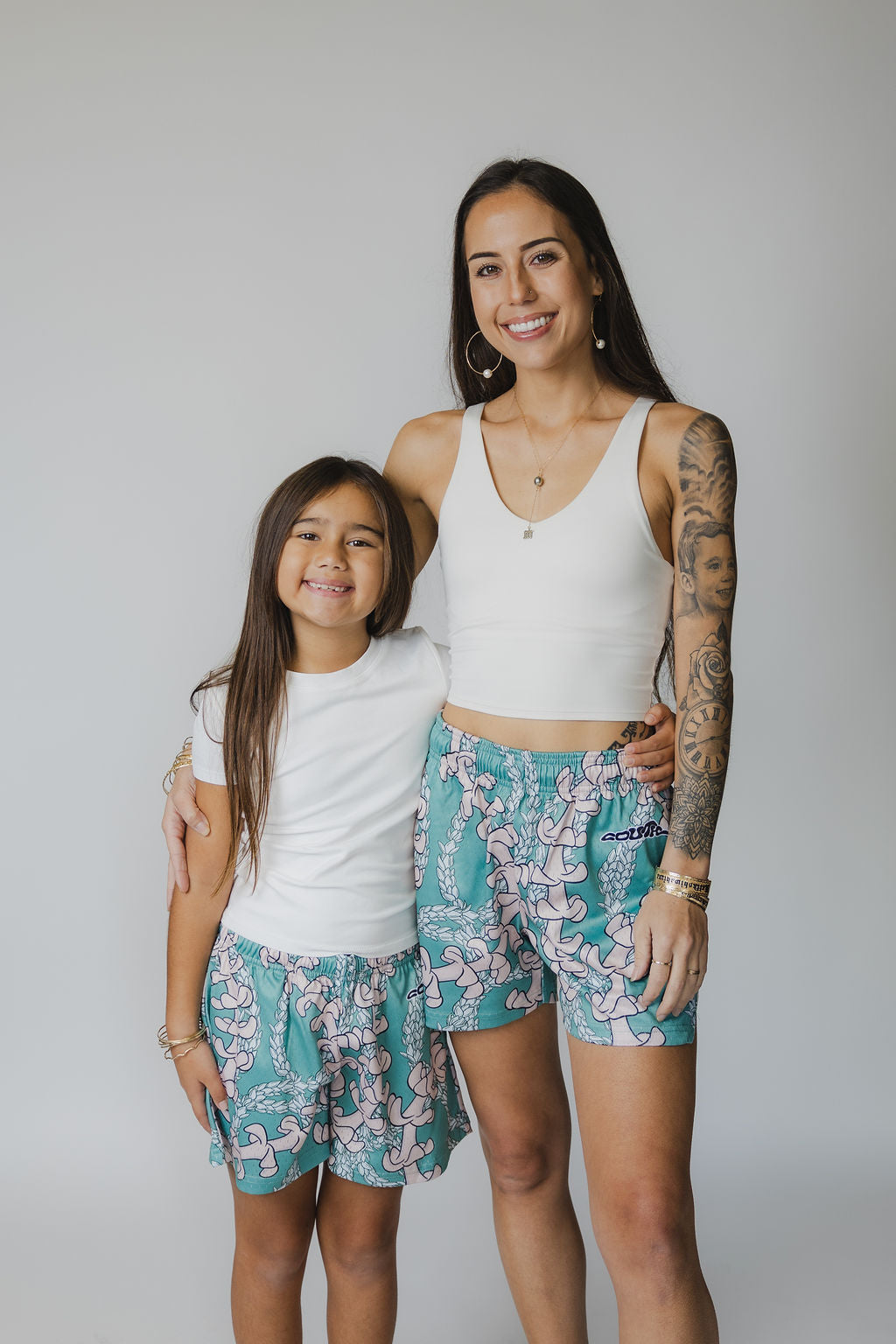 Puakenikeni Shorts (Seafoam)